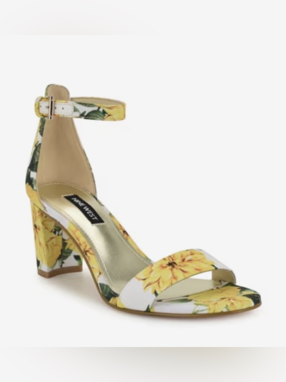 Nine West Pruce Sandal Block Heel - NWOT